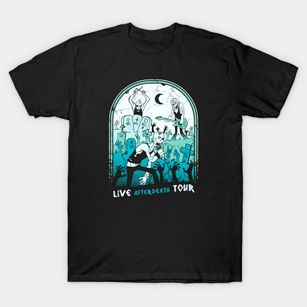 LIVE AfterDeath TOUR T-Shirt by CuMoreno